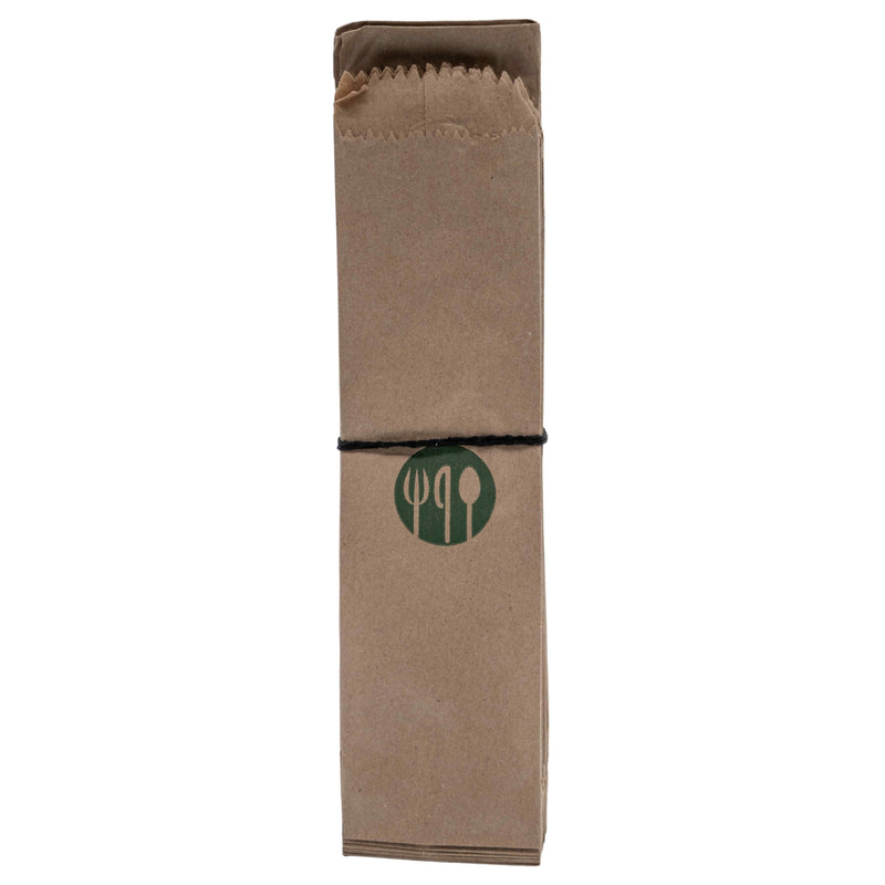 Bolsa De Papel Kraft Para Cubiertos (7Cm A X 25 Cm L)