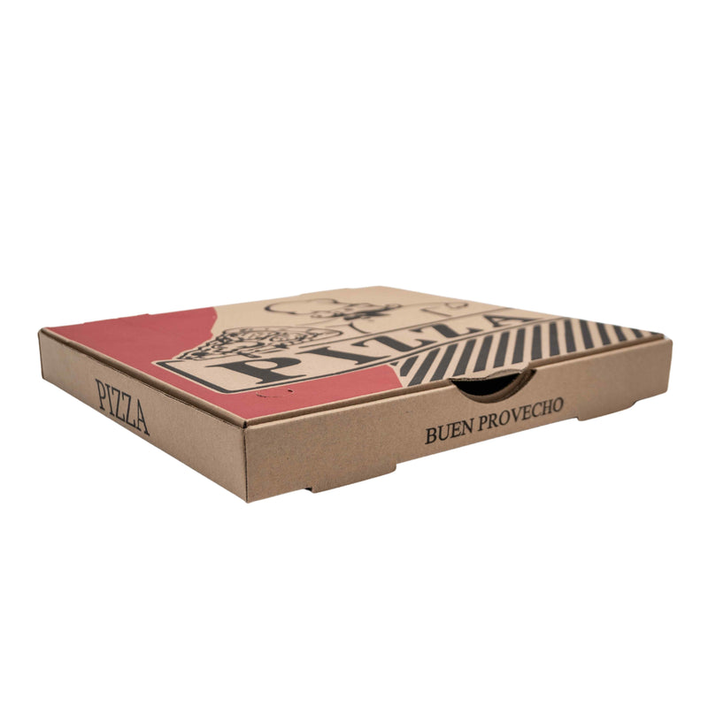 Caja Para Pizza Con Impresion 25X25 X 50Und