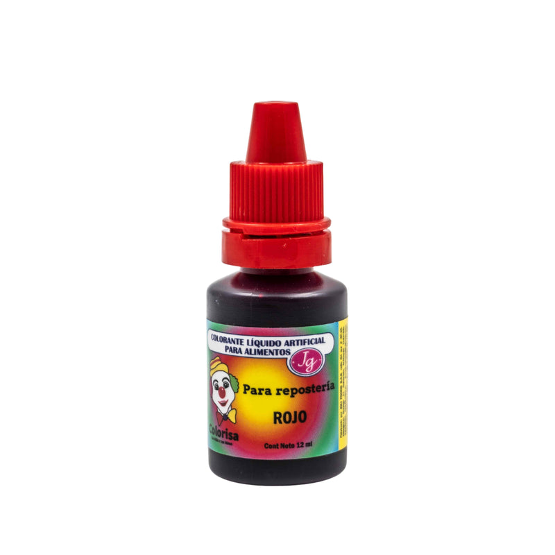 Color Liquido Rojo Colorisa 12 Ml