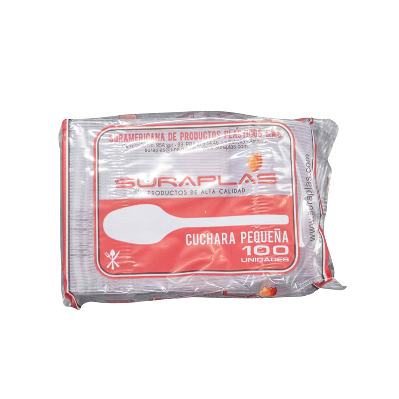 Cuchara Pequeña Postre Transaprente Suraplast X