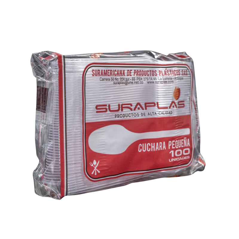 Cuchara Pequeña Postre Transaprente Suraplast X