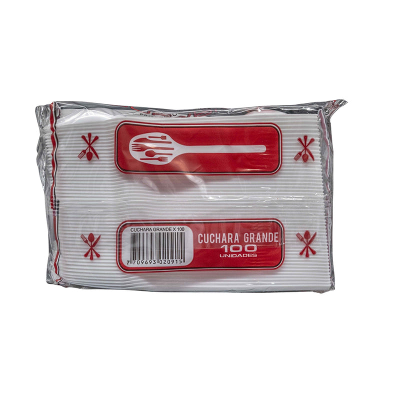 Cuchara Sopera Blanca Suraplast (Paqx100 Unid)