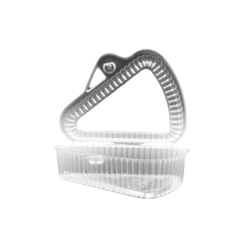 Deligourmet Triangular Transp Tapa Baja 9 Oz Caja x 200 und