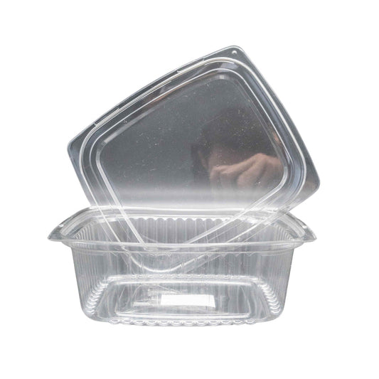 Delipack  250Cc-8Oz C/Tapa Rect (Cajax250 Unid)