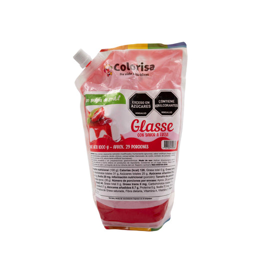 Glasse Colorisa Sabor Fresa X 1000G