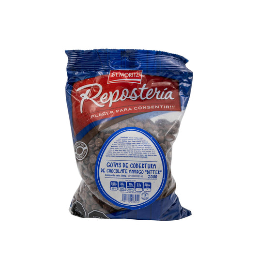 Gotas Chocolate Amargo - Bitter X 500Grs