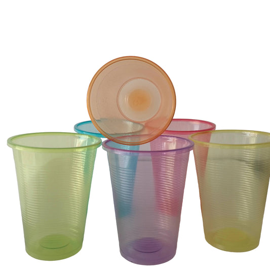 Vasos Alegria 10 Oz Colores Surtidos X 24Und