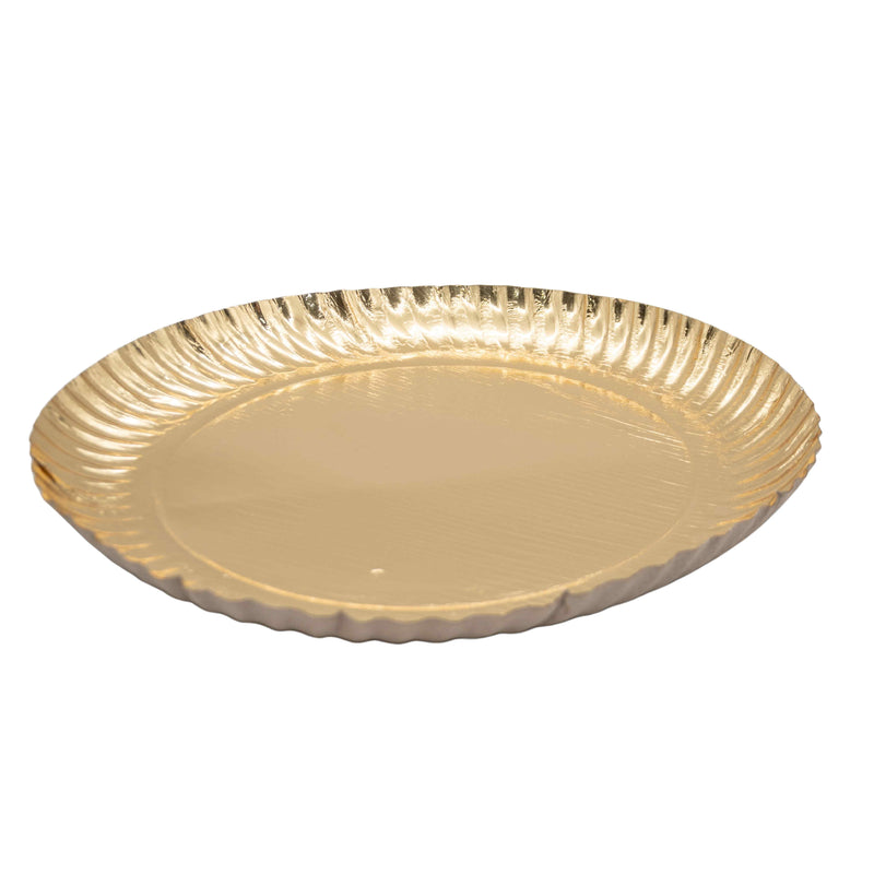 Plato Dorado # 14 A 32Cm X 25 Und