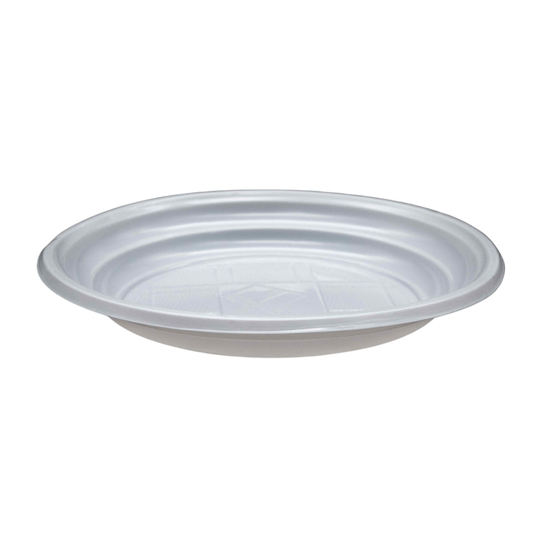 Plato Plastico 7 Blanco 16Cm X 10Und