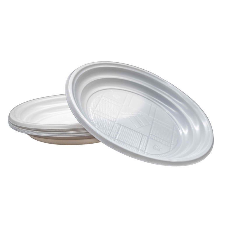 Plato Plastico 7 Blanco 16Cm X 10Und