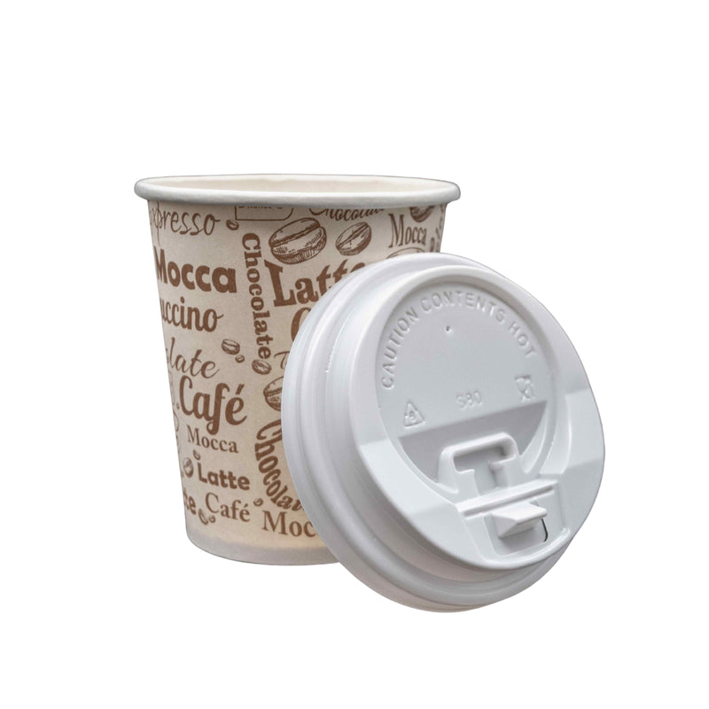 Vaso 8 Oz Darnell Natural Bebida Caliente (Paqx50