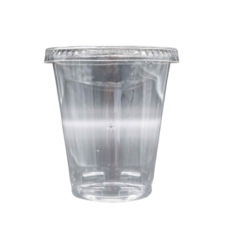 Tapa Vaso Lisa Transp. Con Abertura 8 Oz/12Oz 20Paq