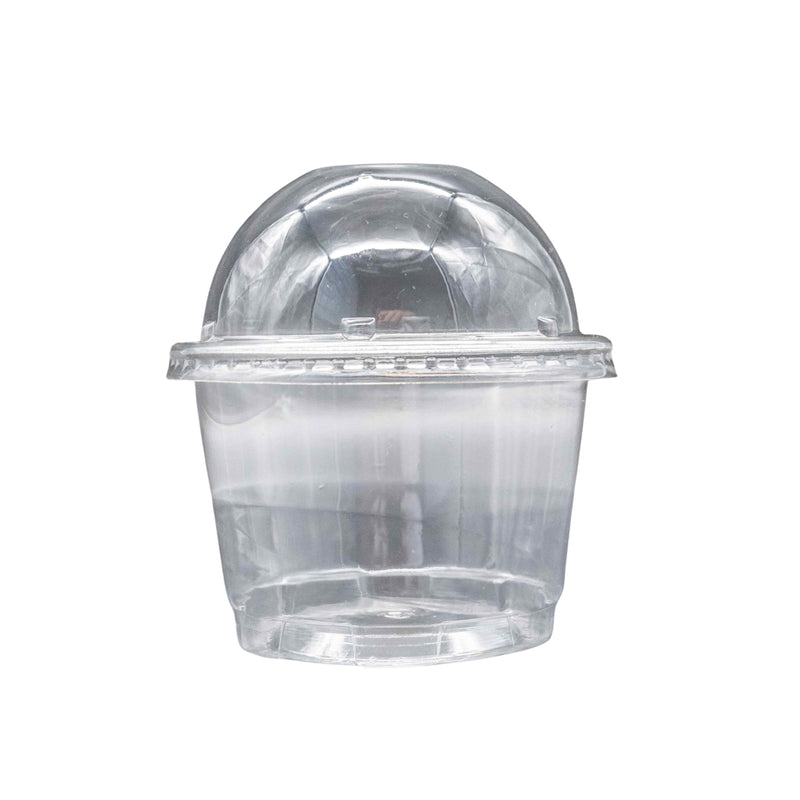 Tapa Domo Vaso Pet Con Abertura Transp #8/12 Oz 20