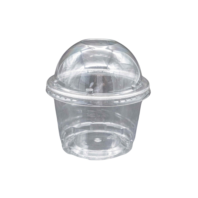 Tapa Domo Vaso Pet Con Abertura Transp #8/12 Oz 20