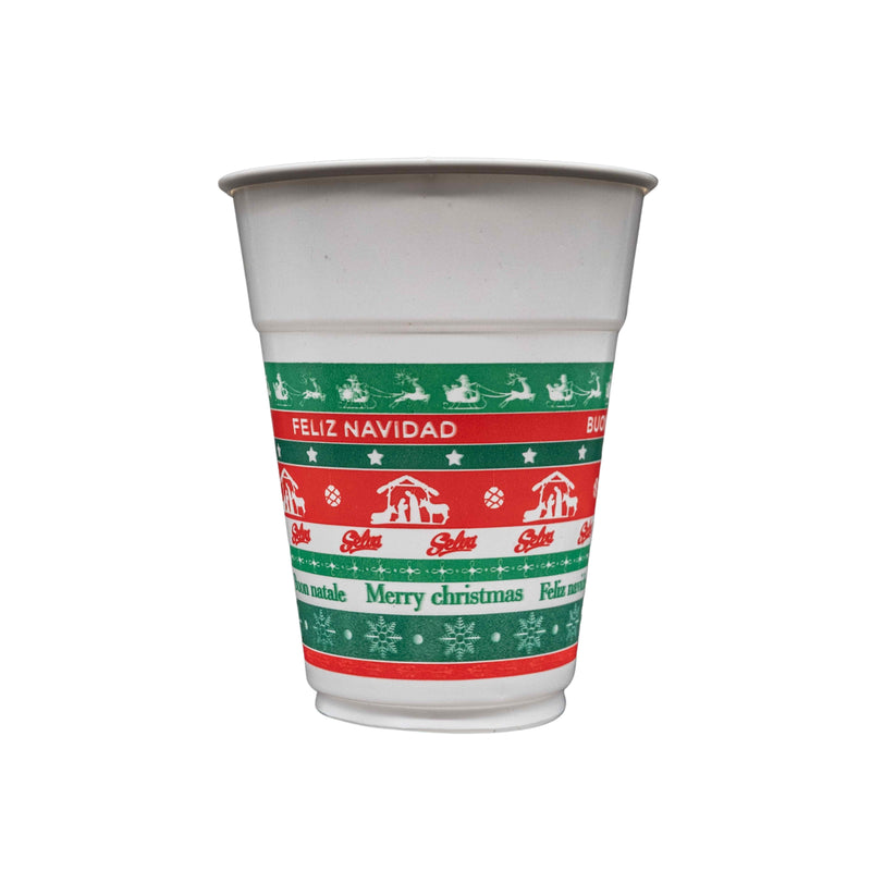Vaso V10 Oz Navidad Selva (Paqx50Unid)
