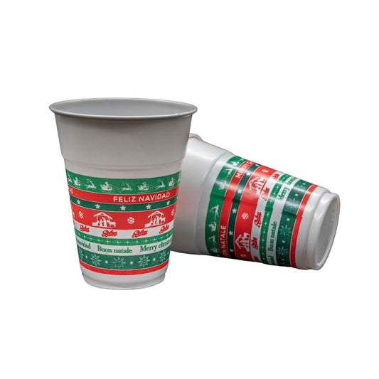Vaso V10 Oz Navidad Selva (Paqx50Unid)